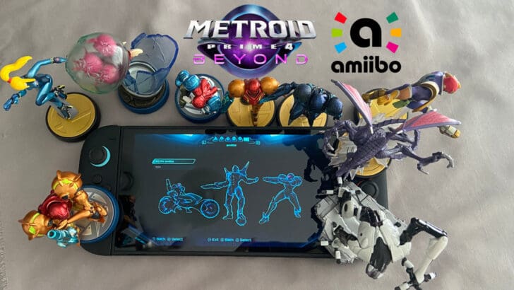 Metroid Prime 4 amiibo scan banner