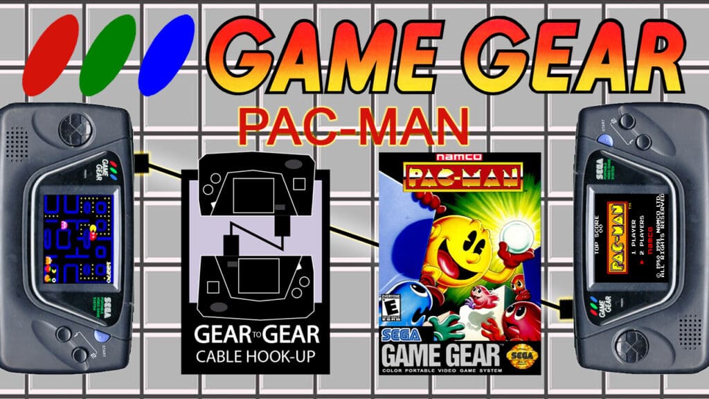 Pac Man Game Gear Link Banner Pac-Man Game Gear Link Banner