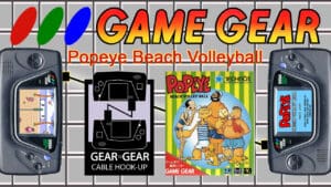 Popeye Beach Volleyball Game Gear Link Banner