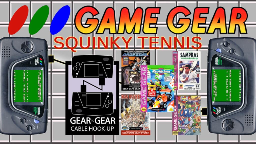 Squinky Tennis Game Gear Link Banner