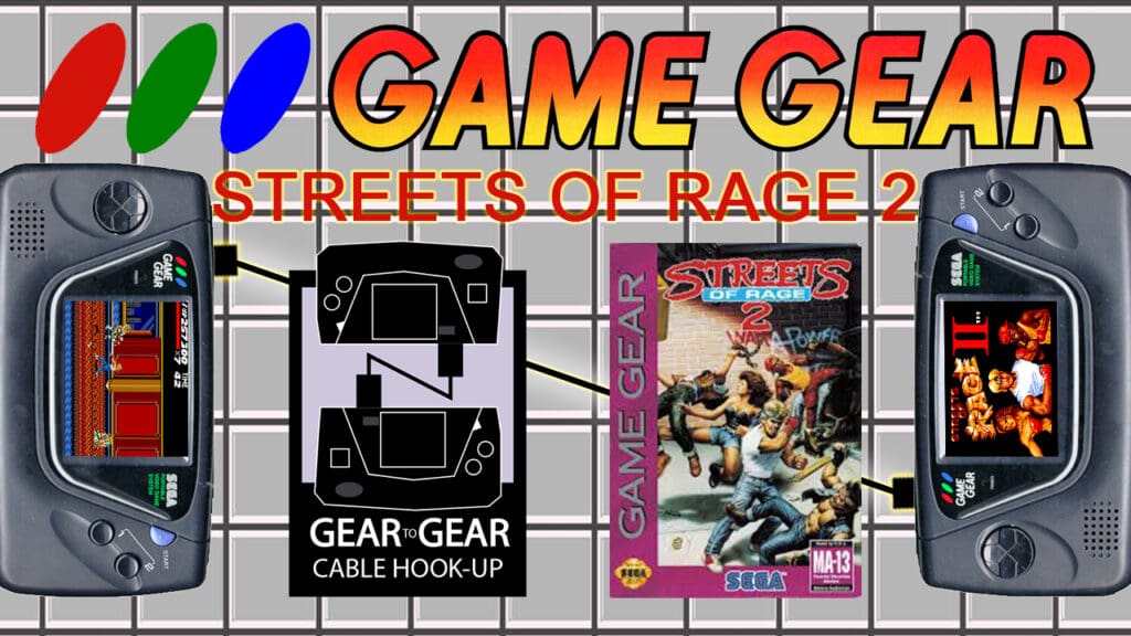 Streets of Rage 2 Game Gear Link Banner