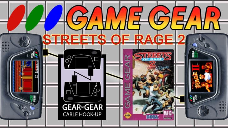Streets of Rage 2 Game Gear Link Banner