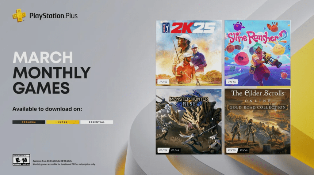 PSN march 2026 PSN march 2026