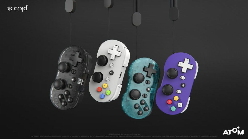 New keychain controller ATOM+ coming from CRKD - Video Game News & Reviews