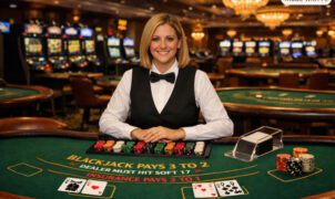 Blackjack table