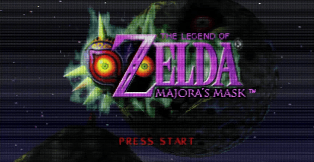 Zelda Majoras Mask title