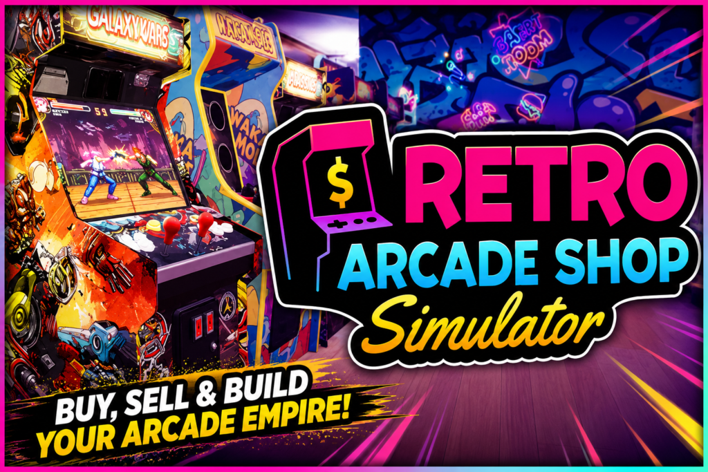 arcade featured Retro Arcade Shop Simulator